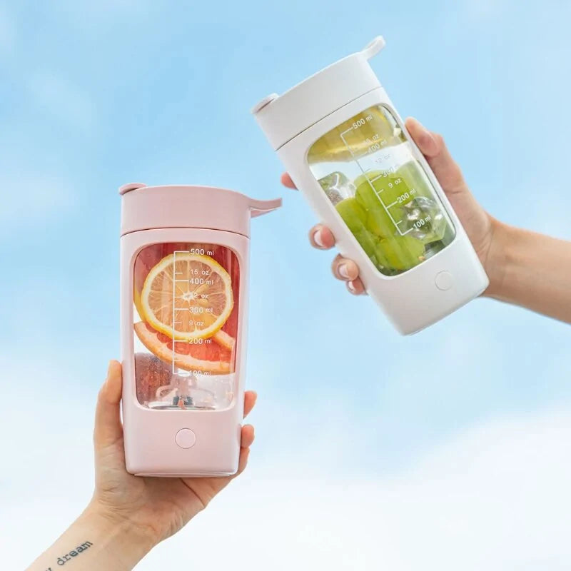 Electric Portable Whey Protein Shaker Bottle